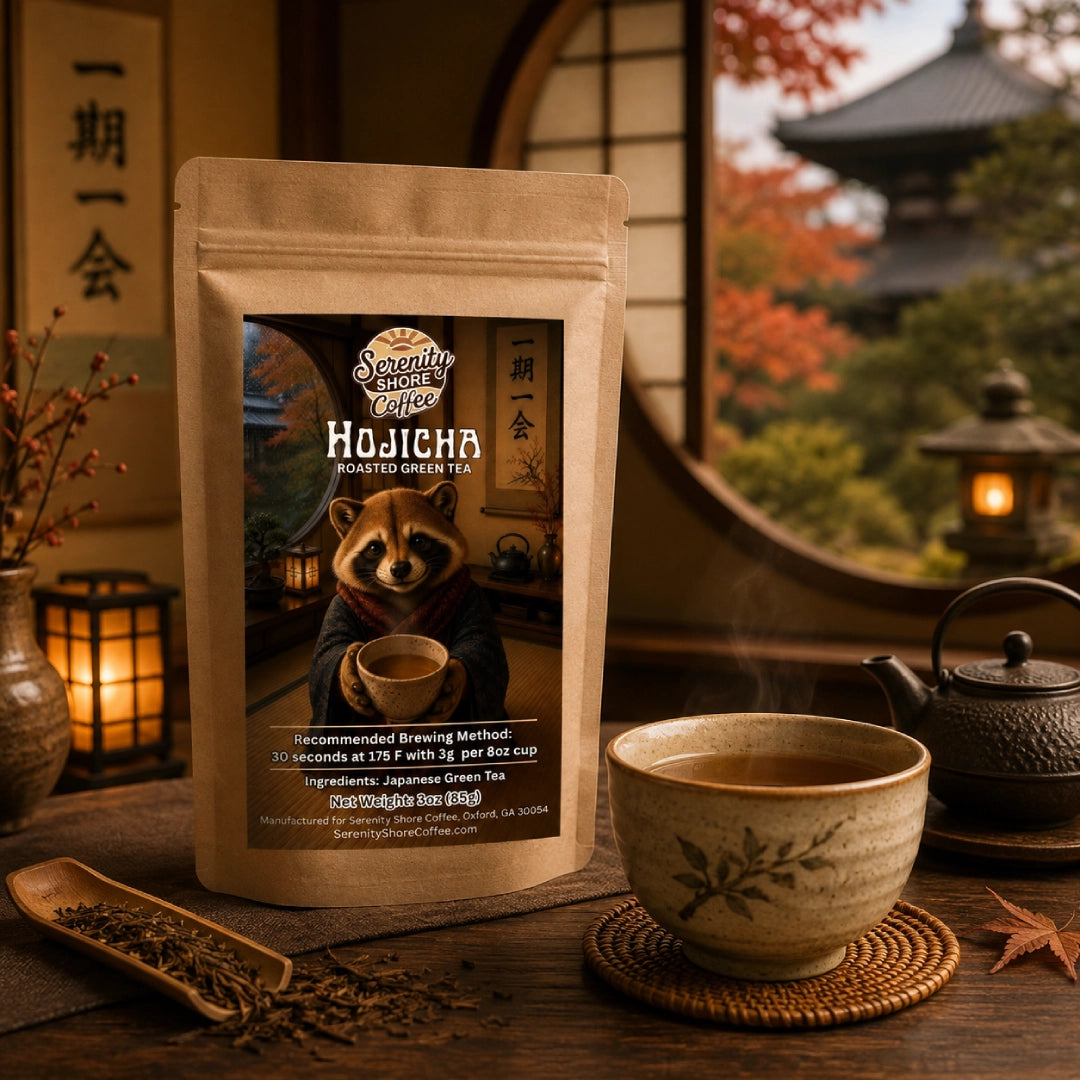 Hōjicha: Roasted Green Tea Powder